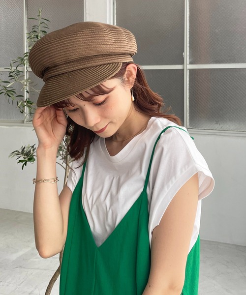 DISCOAT（ディスコート）の「ウォッシャブルキャスケット（キャスケット・レディース・ブラック/ベージュ/ブラウン・FREE）」の9枚目の写真