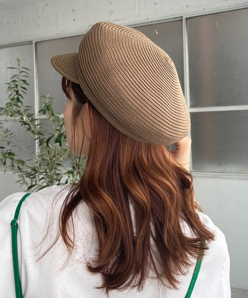 DISCOAT（ディスコート）の「ウォッシャブルキャスケット（キャスケット・レディース・ブラック/ベージュ/ブラウン・FREE）」の4枚目の写真