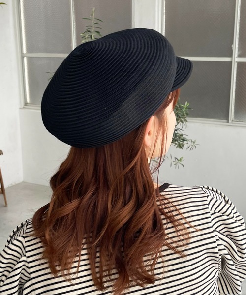 DISCOAT（ディスコート）の「ウォッシャブルキャスケット（キャスケット・レディース・ブラック/ベージュ/ブラウン・FREE）」の8枚目の写真