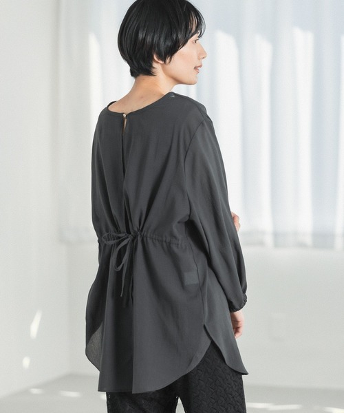 LEPSIM(レプシィム)の「2ピースセット2WAYデザインブラウス 270410(シャツ/ブラウス・レディース・ブルー/オリーブ/オフホワイト/チャコールグレー・FREE)」の17枚目の写真