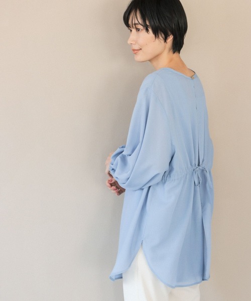 LEPSIM(レプシィム)の「2ピースセット2WAYデザインブラウス 270410(シャツ/ブラウス・レディース・ブルー/オリーブ/オフホワイト/チャコールグレー・FREE)」の21枚目の写真