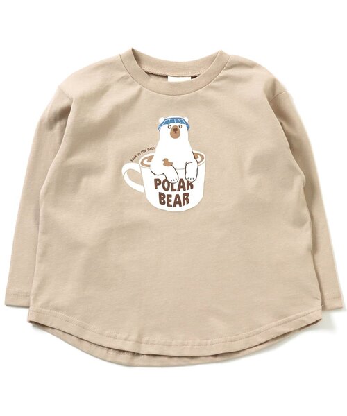 BREEZE（ブリーズ）の「/ユニークアニマルTシャツ（Tシャツ/カットソー・キッズ・ライム/レインボー/ピンク/ベージュ/キナリ/その他2・100/110/140/90/130/120/80）」の3枚目の写真