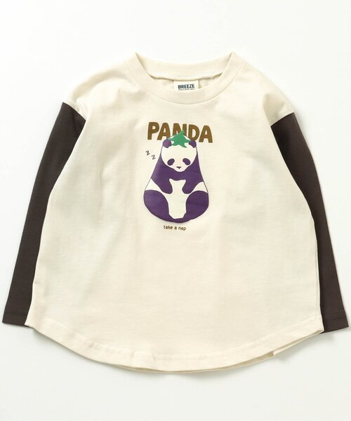 BREEZE（ブリーズ）の「/ユニークアニマルTシャツ（Tシャツ/カットソー・キッズ・ライム/レインボー/ピンク/ベージュ/キナリ/その他2・100/110/140/90/130/120/80）」の2枚目の写真