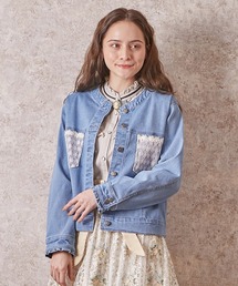 axes femme | ノーカラージャケット(ノーカラージャケット)