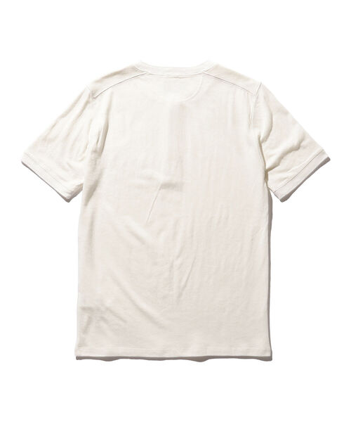 BEAMS PLUS（ビームスプラス）の「BEAMS PLUS / リネン コットン ヘンリーネック Tシャツ（Tシャツ/カットソー・メンズ・チャコールグレー/オフホワイト/ネイビー/サックスブルー・X-LARGE/SMALL/LARGE/MEDIUM）」の22枚目の写真