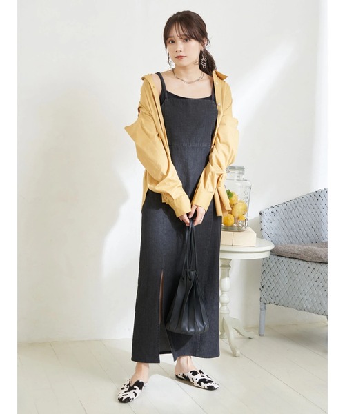 earth music&ecology（アースミュージックアンドエコロジー）の「マルチシャツチュニック（シャツ/ブラウス・レディース・ベージュ/イエロー/ホワイト系その他6/ブルー系その他6・FREE）」の13枚目の写真