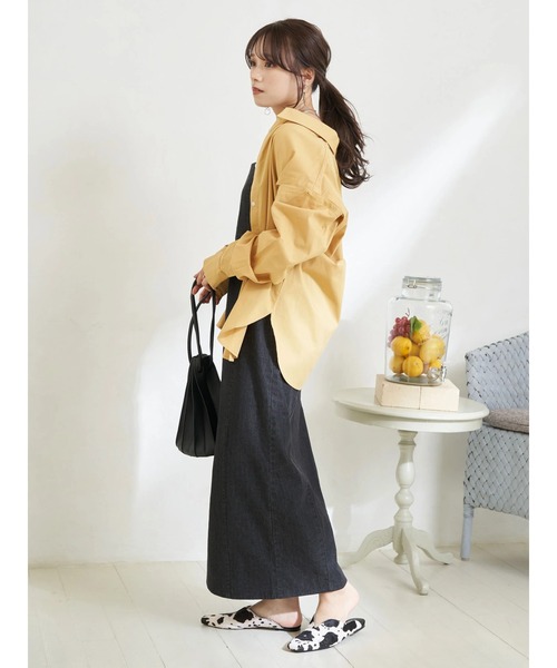 earth music&ecology（アースミュージックアンドエコロジー）の「マルチシャツチュニック（シャツ/ブラウス・レディース・ベージュ/イエロー/ホワイト系その他6/ブルー系その他6・FREE）」の20枚目の写真