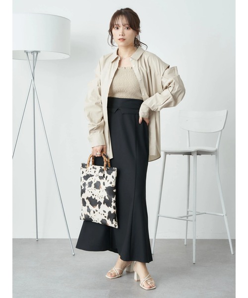 earth music&ecology（アースミュージックアンドエコロジー）の「マルチシャツチュニック（シャツ/ブラウス・レディース・ベージュ/イエロー/ホワイト系その他6/ブルー系その他6・FREE）」の22枚目の写真