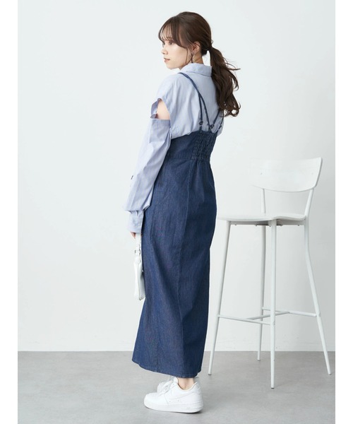 earth music&ecology（アースミュージックアンドエコロジー）の「マルチシャツチュニック（シャツ/ブラウス・レディース・ベージュ/イエロー/ホワイト系その他6/ブルー系その他6・FREE）」の9枚目の写真