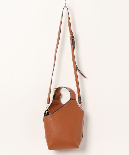 ammy.（エイミードット）の「【 ammy. / エイミードット 】 2way ワンベルト バケツ型 ショルダーバッグ / ハンドバッグ（ハンドバッグ・レディース・ホワイト/ブラック/ブラウン/モカ/キャメル/ベージュ/アイボリー・FREE）」の14枚目の写真