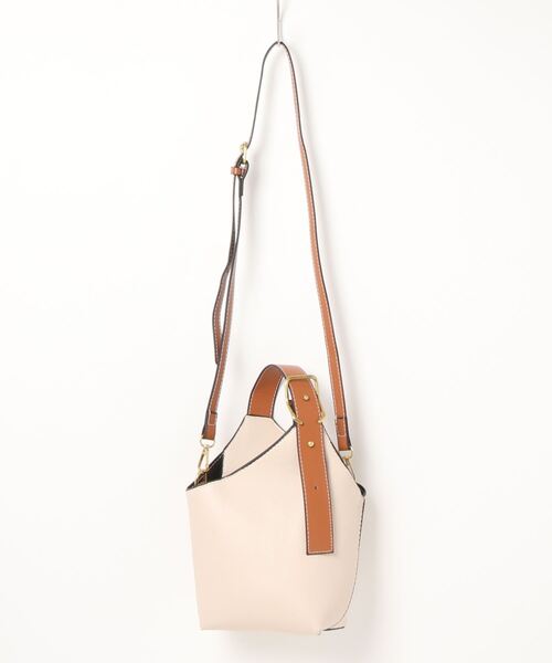ammy.（エイミードット）の「【 ammy. / エイミードット 】 2way ワンベルト バケツ型 ショルダーバッグ / ハンドバッグ（ハンドバッグ・レディース・ホワイト/ブラック/ブラウン/モカ/キャメル/ベージュ/アイボリー・FREE）」の2枚目の写真