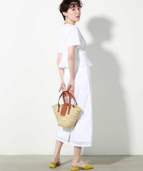 NOLLEY’S（ノーリーズ）の「レースベスト（ベスト・レディース・ホワイト/ブラック・38）」の7枚目の写真