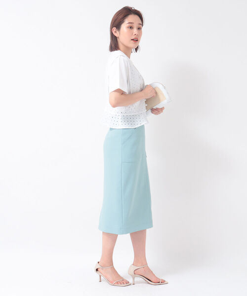 NOLLEY’S（ノーリーズ）の「レースベスト（ベスト・レディース・ホワイト/ブラック・38）」の11枚目の写真