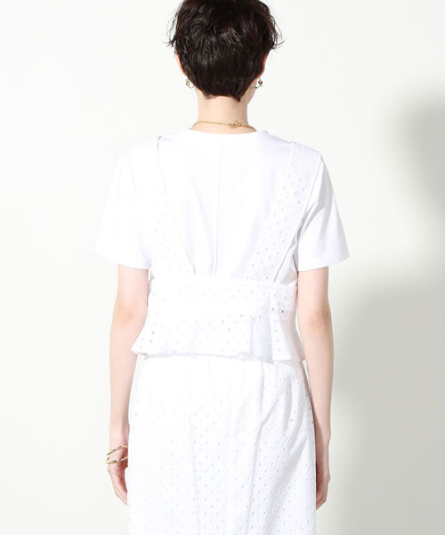 NOLLEY’S（ノーリーズ）の「レースベスト（ベスト・レディース・ホワイト/ブラック・38）」の15枚目の写真