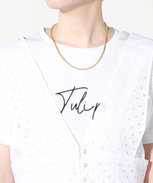 NOLLEY’S（ノーリーズ）の「レースベスト（ベスト・レディース・ホワイト/ブラック・38）」の16枚目の写真