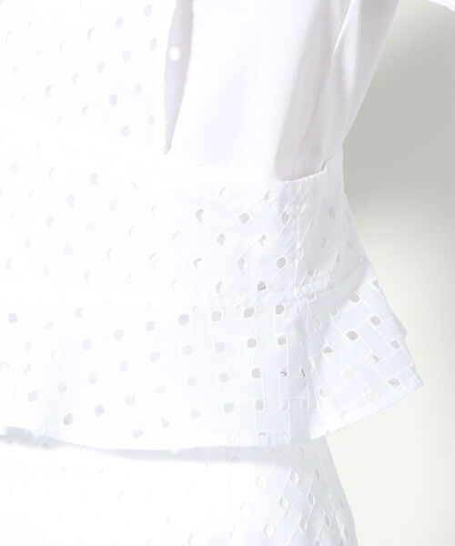 NOLLEY’S（ノーリーズ）の「レースベスト（ベスト・レディース・ホワイト/ブラック・38）」の18枚目の写真