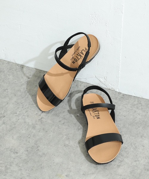 COLLAGE GALLARDAGALANTE（コラージュガリャルダガランテ）の「PLANKTON/サンダル（サンダル・レディース・ブラック・36/37/38）」の9枚目の写真