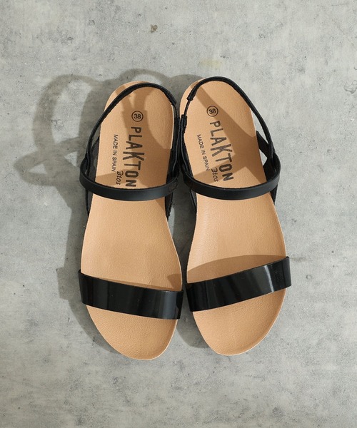 COLLAGE GALLARDAGALANTE（コラージュガリャルダガランテ）の「PLANKTON/サンダル（サンダル・レディース・ブラック・36/37/38）」の10枚目の写真