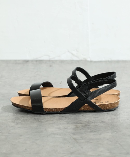 COLLAGE GALLARDAGALANTE（コラージュガリャルダガランテ）の「PLANKTON/サンダル（サンダル・レディース・ブラック・36/37/38）」の11枚目の写真