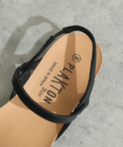 COLLAGE GALLARDAGALANTE（コラージュガリャルダガランテ）の「PLANKTON/サンダル（サンダル・レディース・ブラック・36/37/38）」の15枚目の写真