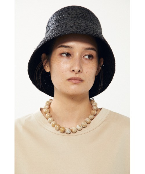 BLACK BY MOUSSY（ブラックバイマウジー）の「ball Necklace（ボールネックレス）（ネックレス・レディース・ライトベージュ/ブルー・FREE）」の14枚目の写真