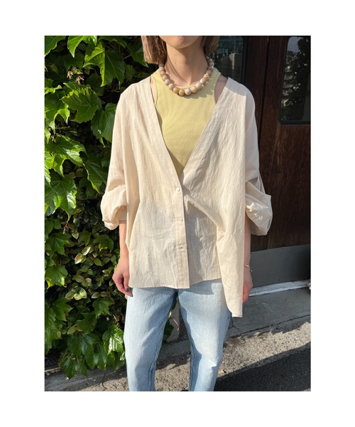 BLACK BY MOUSSY（ブラックバイマウジー）の「ball Necklace（ボールネックレス）（ネックレス・レディース・ライトベージュ/ブルー・FREE）」の5枚目の写真