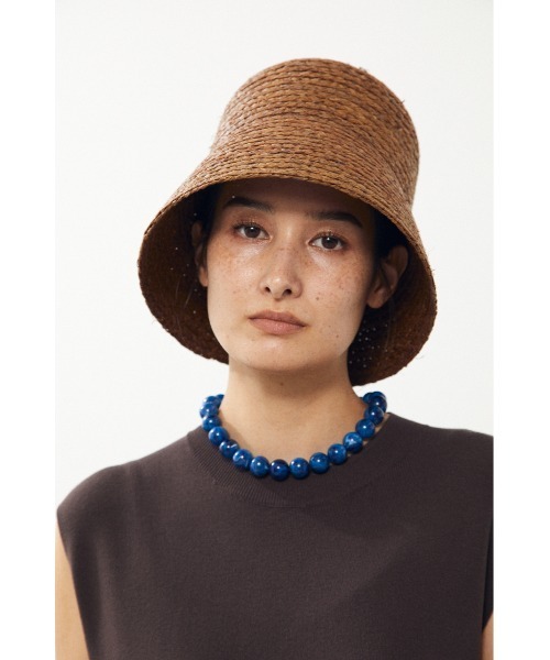 BLACK BY MOUSSY（ブラックバイマウジー）の「ball Necklace（ボールネックレス）（ネックレス・レディース・ライトベージュ/ブルー・FREE）」の6枚目の写真