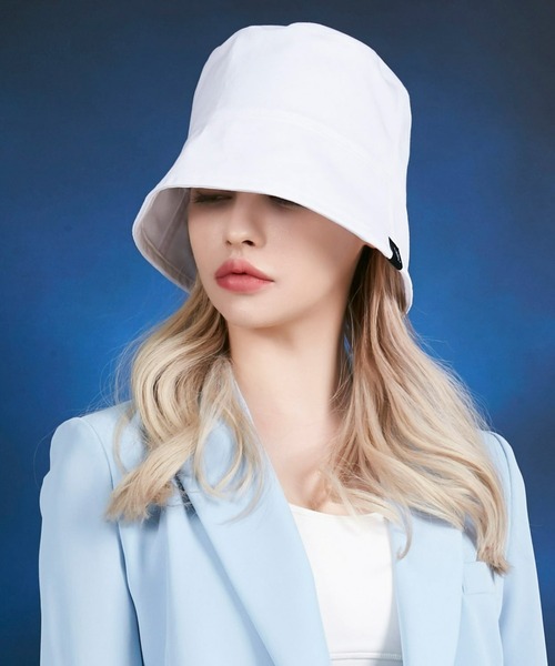 VARZAR（バザール）の「VARZAR(バザール)/Label drop over fit bucket hat/ラベル ドロップ オーバーフィット バケットハット（ハット・レディース・ホワイト/ブラック・FREE）」の7枚目の写真
