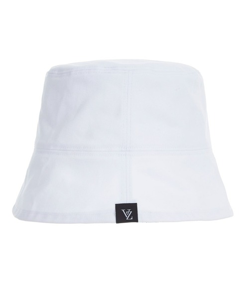 VARZAR（バザール）の「VARZAR(バザール)/Label drop over fit bucket hat/ラベル ドロップ オーバーフィット バケットハット（ハット・レディース・ホワイト/ブラック・FREE）」の4枚目の写真