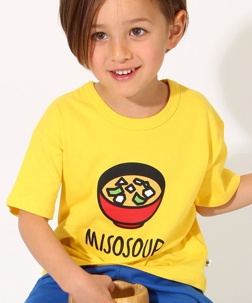BABYDOLL(ベビードール)の「つながる MOGUMOGU Tシャツ 6834K(Tシャツ/カットソー・キッズ・ライトグリーン系1/オレンジ/ベビーピンク/イエロー/ブルー/パープル・100cm/80cm/110cm/90cm/120cm)」の4枚目の写真