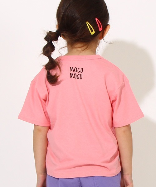 BABYDOLL(ベビードール)の「つながる MOGUMOGU Tシャツ 6834K(Tシャツ/カットソー・キッズ・ライトグリーン系1/オレンジ/ベビーピンク/イエロー/ブルー/パープル・100cm/80cm/110cm/90cm/120cm)」の11枚目の写真