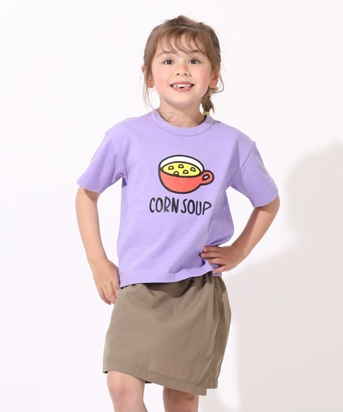 BABYDOLL(ベビードール)の「つながる MOGUMOGU Tシャツ 6834K(Tシャツ/カットソー・キッズ・ライトグリーン系1/オレンジ/ベビーピンク/イエロー/ブルー/パープル・100cm/80cm/110cm/90cm/120cm)」の14枚目の写真