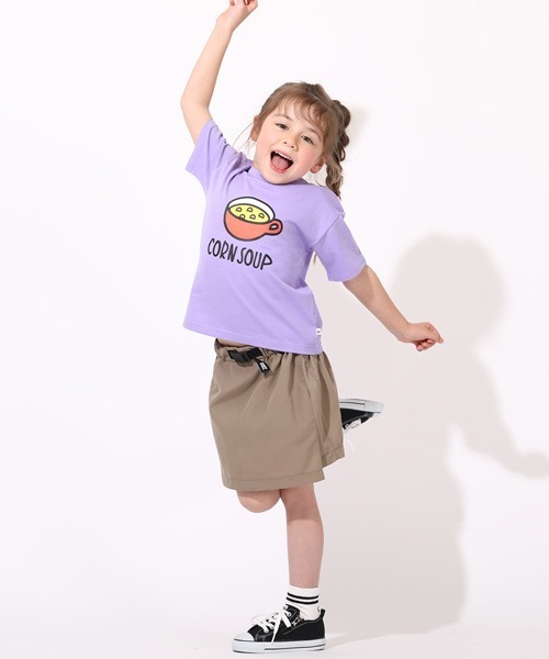 BABYDOLL(ベビードール)の「つながる MOGUMOGU Tシャツ 6834K(Tシャツ/カットソー・キッズ・ライトグリーン系1/オレンジ/ベビーピンク/イエロー/ブルー/パープル・100cm/80cm/110cm/90cm/120cm)」の15枚目の写真