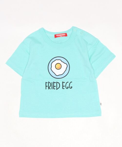 BABYDOLL(ベビードール)の「つながる MOGUMOGU Tシャツ 6834K(Tシャツ/カットソー・キッズ・ライトグリーン系1/オレンジ/ベビーピンク/イエロー/ブルー/パープル・100cm/80cm/110cm/90cm/120cm)」の21枚目の写真