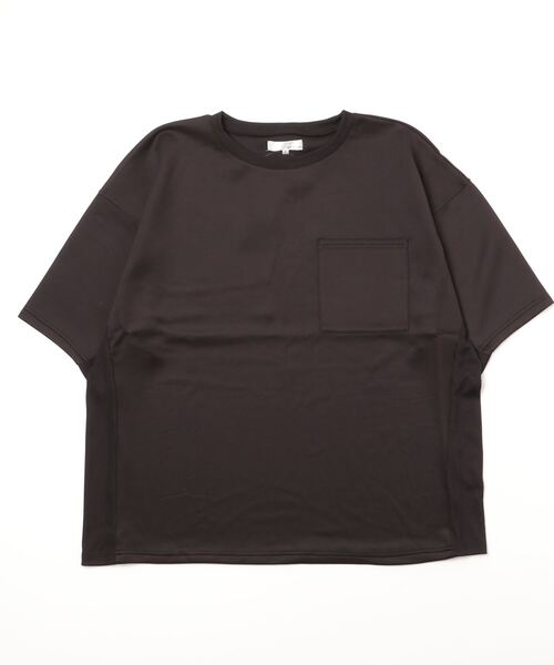 ARCADE(アーケード)の「ビッグシルエット Tシャツ 半袖 五分袖 ポリポンチ素材(Tシャツ/カットソー・メンズ・ブラック/パープル/ホワイト/ベージュ・L/M)」の6枚目の写真