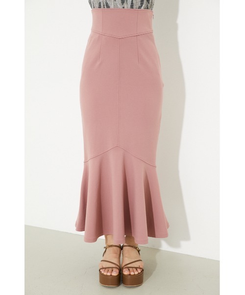rienda(リエンダ)の「カットマーメイドスカート(スカート・レディース・ブラック/ピンク/ベージュ/オレンジ・SMALL/MEDIUM)」の5枚目の写真