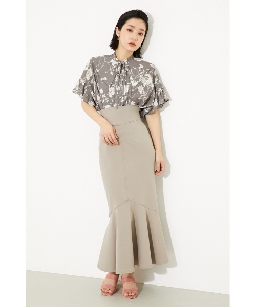 rienda(リエンダ)の「カットマーメイドスカート(スカート・レディース・ブラック/ピンク/ベージュ/オレンジ・SMALL/MEDIUM)」の11枚目の写真