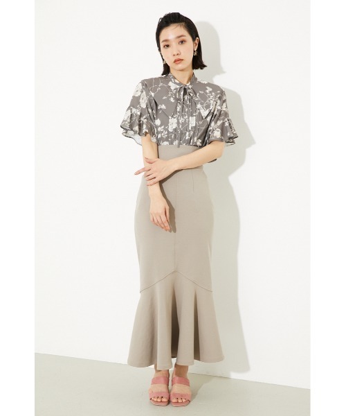 rienda(リエンダ)の「カットマーメイドスカート(スカート・レディース・ブラック/ピンク/ベージュ/オレンジ・SMALL/MEDIUM)」の13枚目の写真