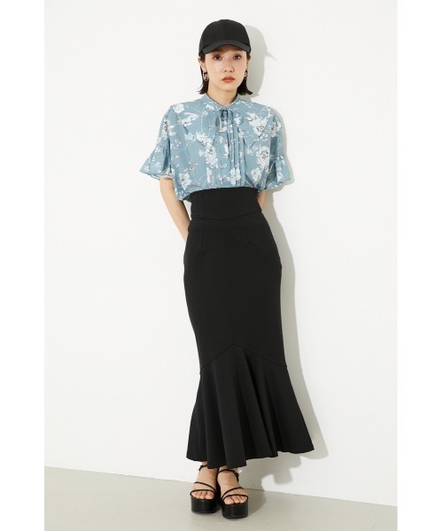 rienda(リエンダ)の「カットマーメイドスカート(スカート・レディース・ブラック/ピンク/ベージュ/オレンジ・SMALL/MEDIUM)」の22枚目の写真