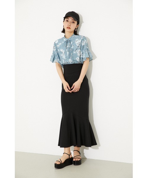 rienda(リエンダ)の「カットマーメイドスカート(スカート・レディース・ブラック/ピンク/ベージュ/オレンジ・SMALL/MEDIUM)」の21枚目の写真