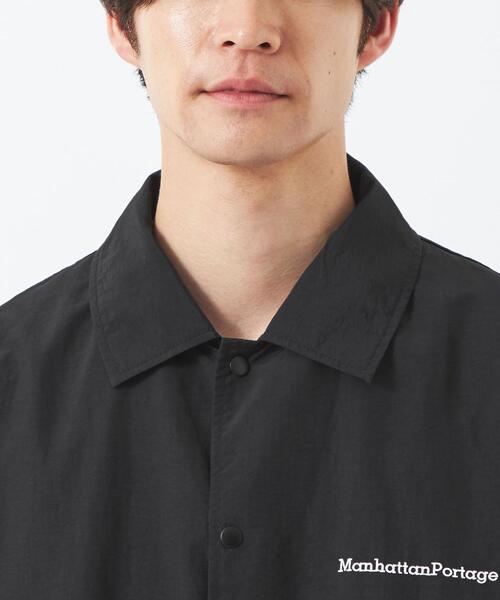 Manhattan Portage（マンハッタンポーテージ）の「【別注】＜Manhattan Portage×GLR＞ ナイロン コーチジャケット（ナイロンジャケット・メンズ・ブラック/オリーブ・S/M/L）」の9枚目の写真