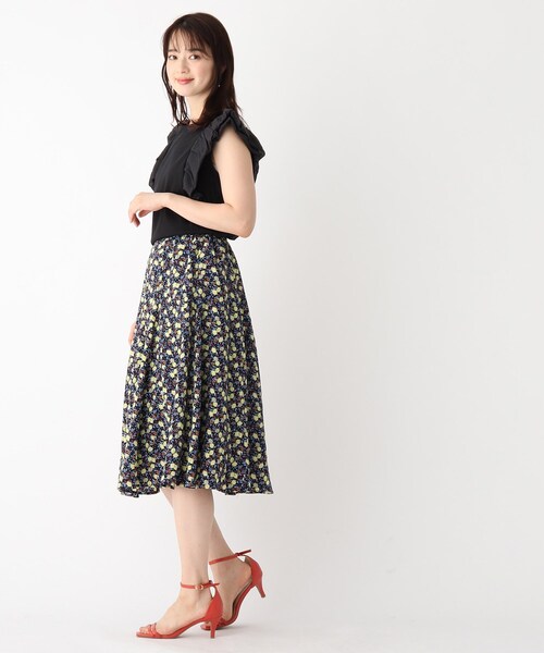 index(インデックス)の「◆SUPIMAコットンドッキングフリルトップス【WEB限定サイズ】(Tシャツ/カットソー・レディース・ライトグレー/オフホワイト/ピンク系その他/ブラック/ブルー・36/38/42/40)」の16枚目の写真