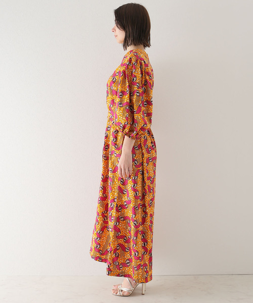 plage(プラージュ)の「【ODILE JACOBS/オディール ジェイコブズ】V-NECK PUFF SLEEVES ワンピース(ワンピース・レディース・オレンジ・FREE)」の11枚目の写真