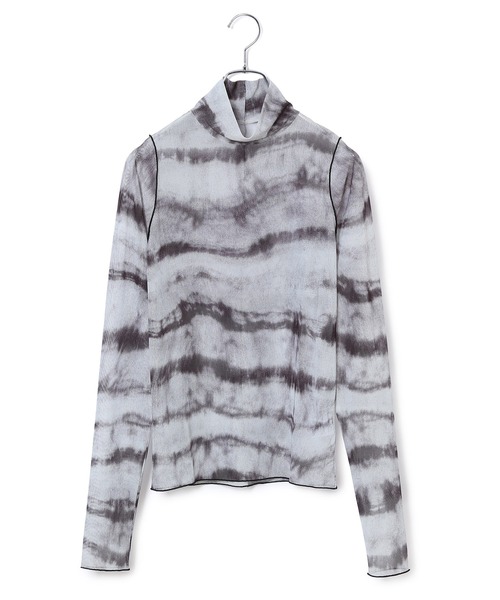 ADAM ET ROPE'（アダムエロペ）の「シアープリントインナープルオーバー（Tシャツ/カットソー・レディース・ブラック/ホワイト/イエロー系その他6/グレー系その他・FREE）」の16枚目の写真