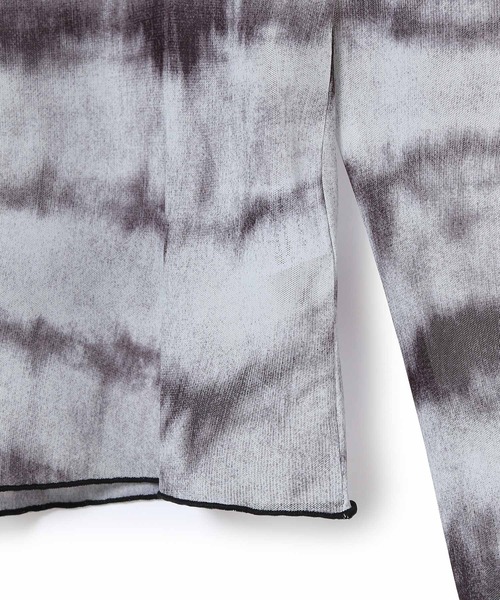 ADAM ET ROPE'（アダムエロペ）の「シアープリントインナープルオーバー（Tシャツ/カットソー・レディース・ブラック/ホワイト/イエロー系その他6/グレー系その他・FREE）」の20枚目の写真