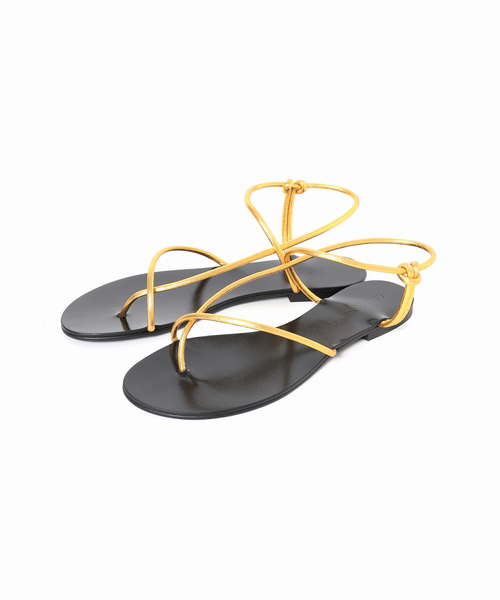 CITYSHOP（シティーショップ）の「【LAOCOONTE/ラオコンテ】コードサンダル（サンダル・レディース・レッド/ゴールド・38/39/36/37）」の12枚目の写真