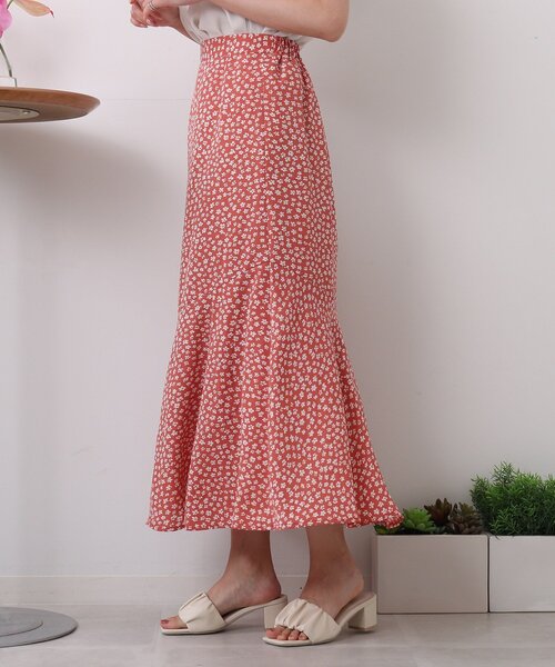 DRESKIP（ドレスキップ）の「◆花柄マーメイドスカート（スカート・レディース・ホワイト系3/ブラック系/オレンジ系その他2・02/03/04）」の13枚目の写真