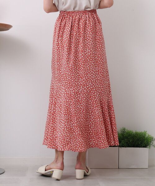 DRESKIP（ドレスキップ）の「◆花柄マーメイドスカート（スカート・レディース・ホワイト系3/ブラック系/オレンジ系その他2・02/03/04）」の10枚目の写真