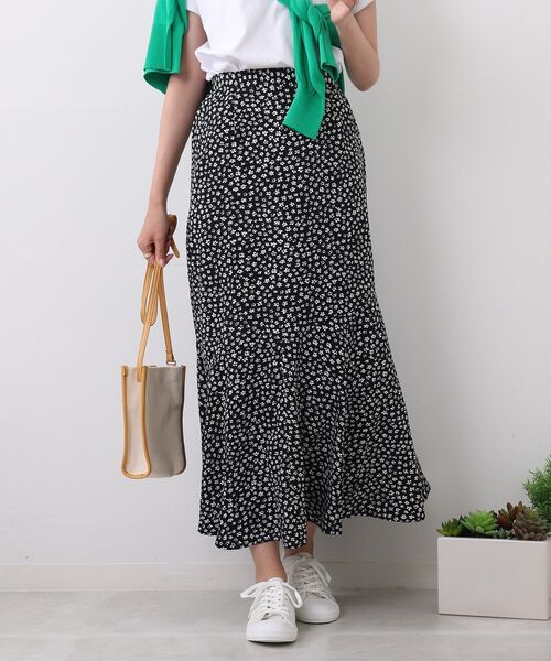 DRESKIP（ドレスキップ）の「◆花柄マーメイドスカート（スカート・レディース・ホワイト系3/ブラック系/オレンジ系その他2・02/03/04）」の7枚目の写真