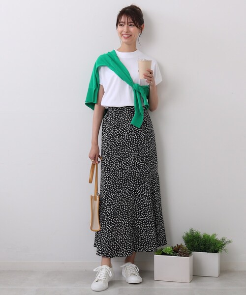 DRESKIP（ドレスキップ）の「◆花柄マーメイドスカート（スカート・レディース・ホワイト系3/ブラック系/オレンジ系その他2・02/03/04）」の11枚目の写真